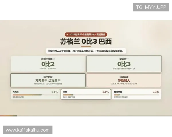 世界杯巴西对苏格兰比赛比分公布及赛后专家点评